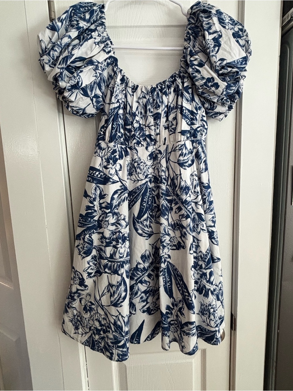 Abercrombie Blue/White Floral Mini Dress